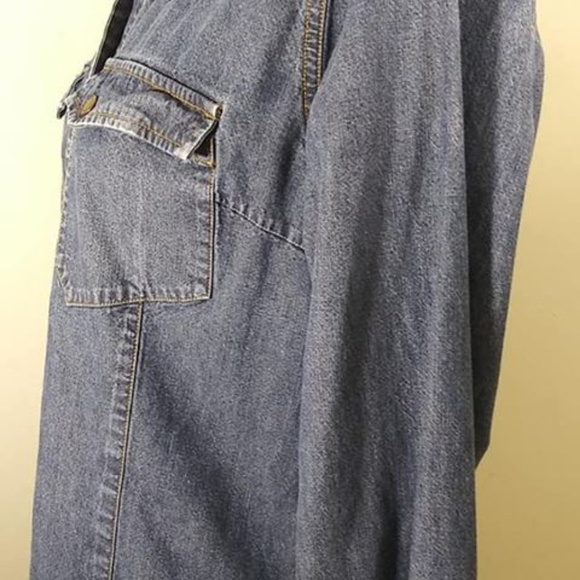 Polo Ralph Lauren Sz L Rockabilly Denim Shirt - Picture 2 of 7